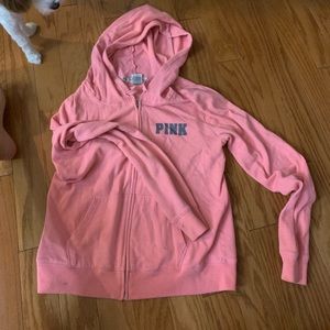 Pink hoodie